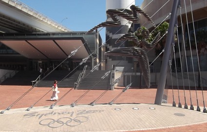 Denkmal an die Olympischen Spiele 2000 in Sydney
